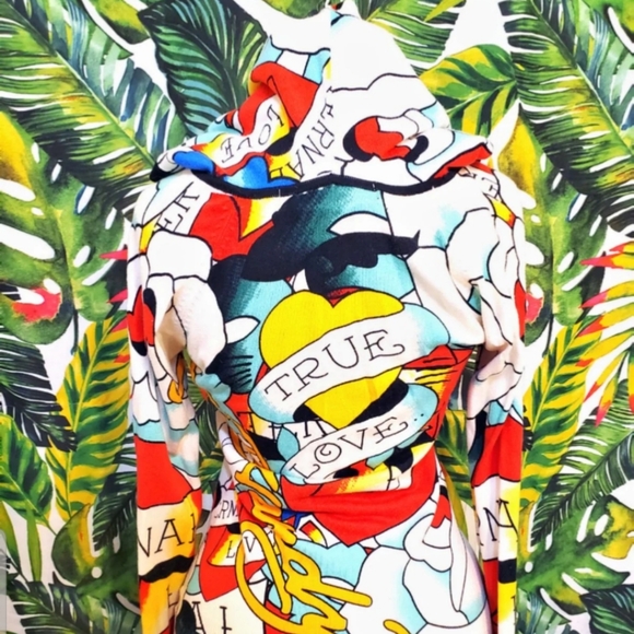 RARE VINTAGE ED HARDY ORIGINAL TATTOO HOODIE - Picture 6 of 6